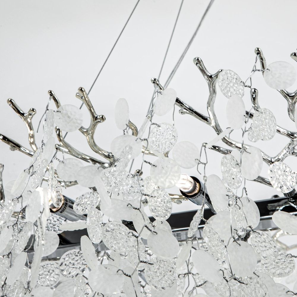 Подвесная люстра 120*40*140 см, G9 14xG9W, Хром MODESTYLE MS.2113.1200