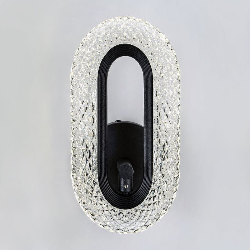 Настенный светильник 12x10xсм, LED, 8Вт, 4000K, Modelux MS.1120.01 BK Черный