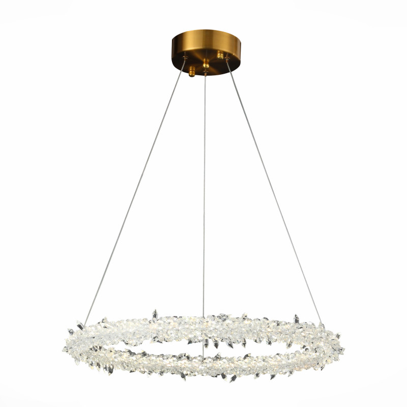Люстра подвесная 60 см, 58W 3000 - 6500K ST LUCE Lucchero SL6105.203.01 Золотистый