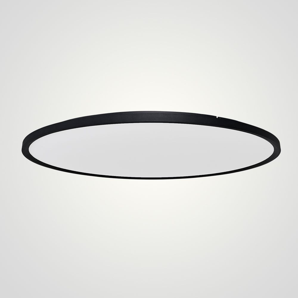 Потолочный светильник EXTRASLIM D100 Black 100*100*5 см, 1*LED*63W, 4000K, ImperiumLoft EXTRASLIM001, Чёрный