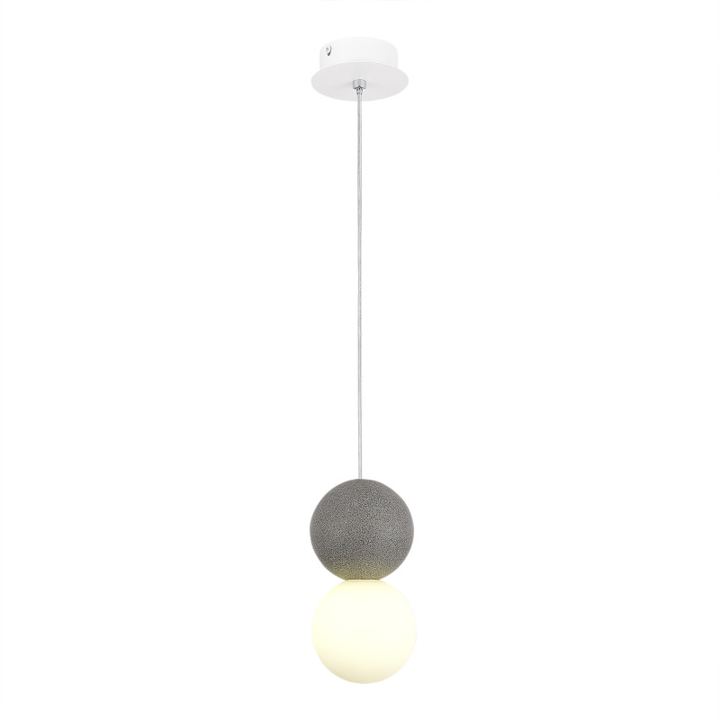 Светильник подвесной 10* см, G9*1*5W, 4000K, St Luce Estruzzo SL1512.513.01, Серый
