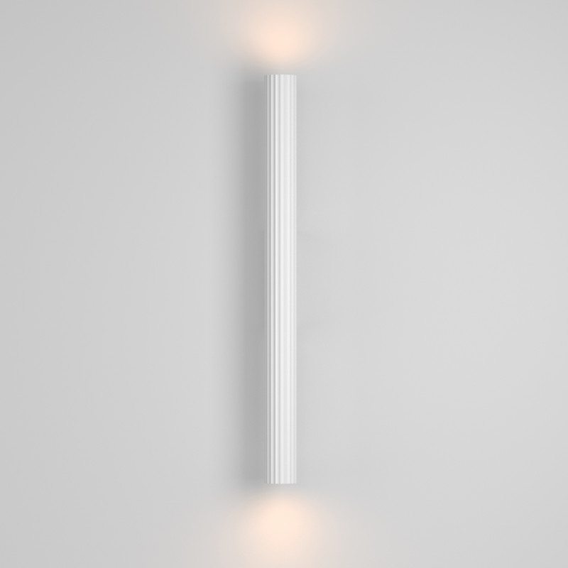 Бра 3,2*3,2*40 см,  LED, 12W, 3000К, Maytoni Technical calipso C082WL-12W2.7K-W белый