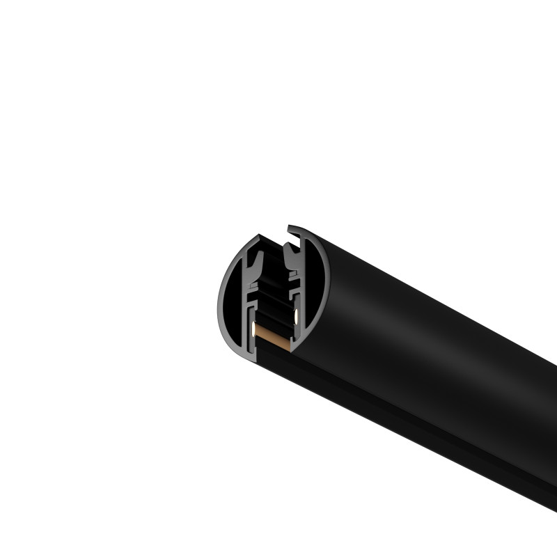 Шинопровод накладной/подвесной для трековых светильников 200*2*2 см, Maytoni Technical  Busbar trunkings Levity TRX184-R-112B черный
