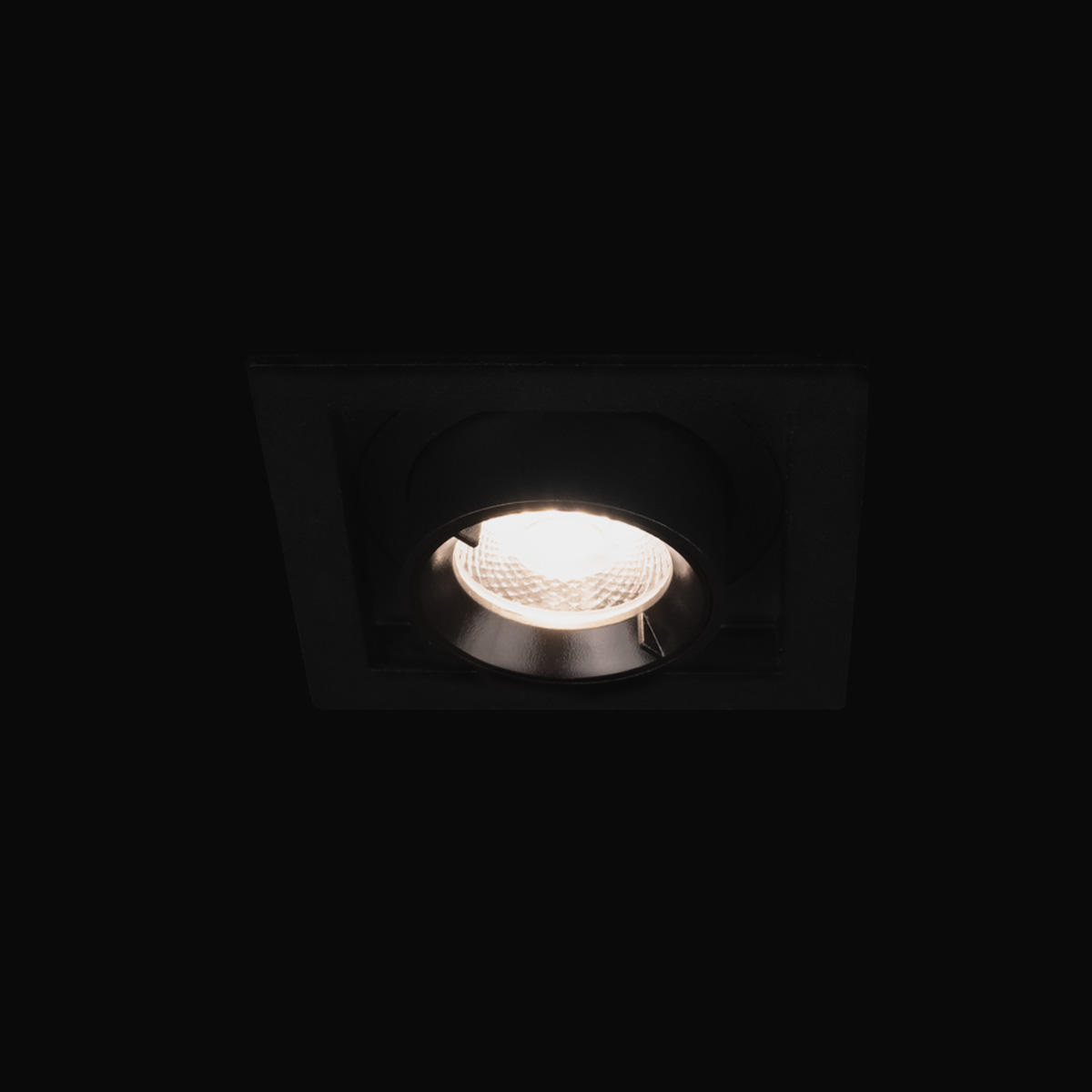 Встраиваемый светильник 10*10*10 см, 1*LED*12W 4000K LOFT IT Apex 10327/D Black черный