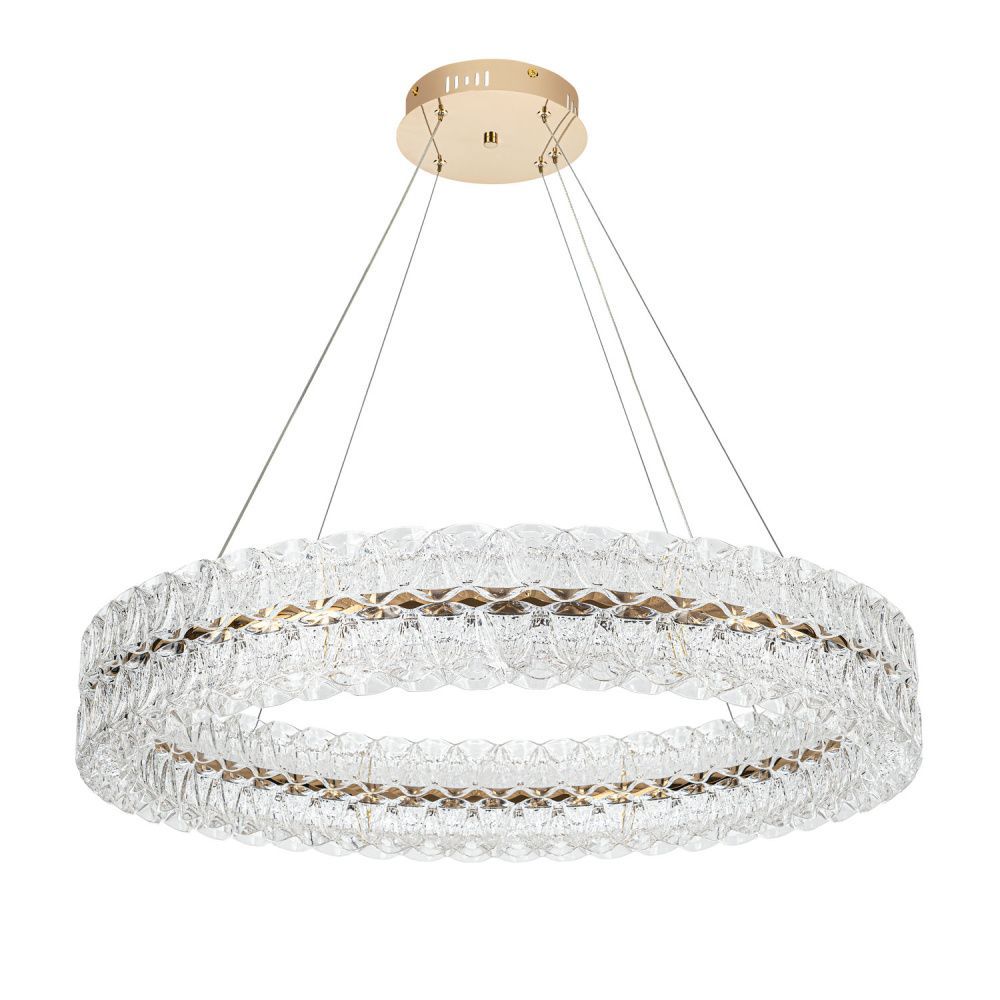 Люстра *80*13 см, LED*70W, 3000-6000K, Modelux  ML.8185.800 GD, Золото