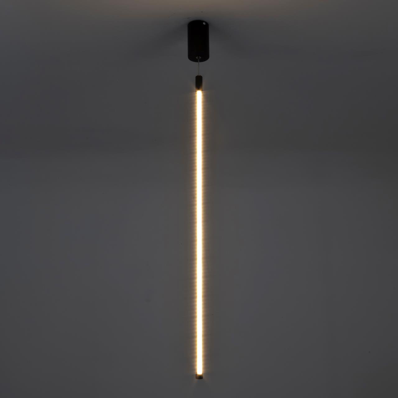 Подвесной светильник *6*195 см, LED 24W, 3000 / 6000K, Черный LED4U L7272-1000 BK