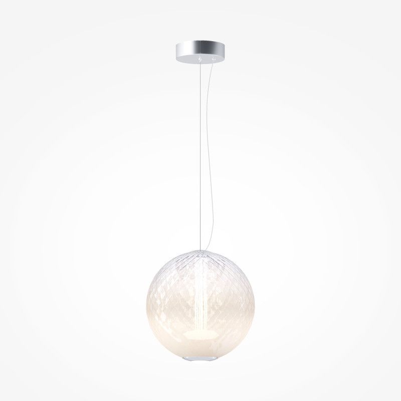 Подвесной светильник 30*30*335 см, LED*15W, 3000K, Maytoni Bruma MOD397PL-L15CH3K, хром
