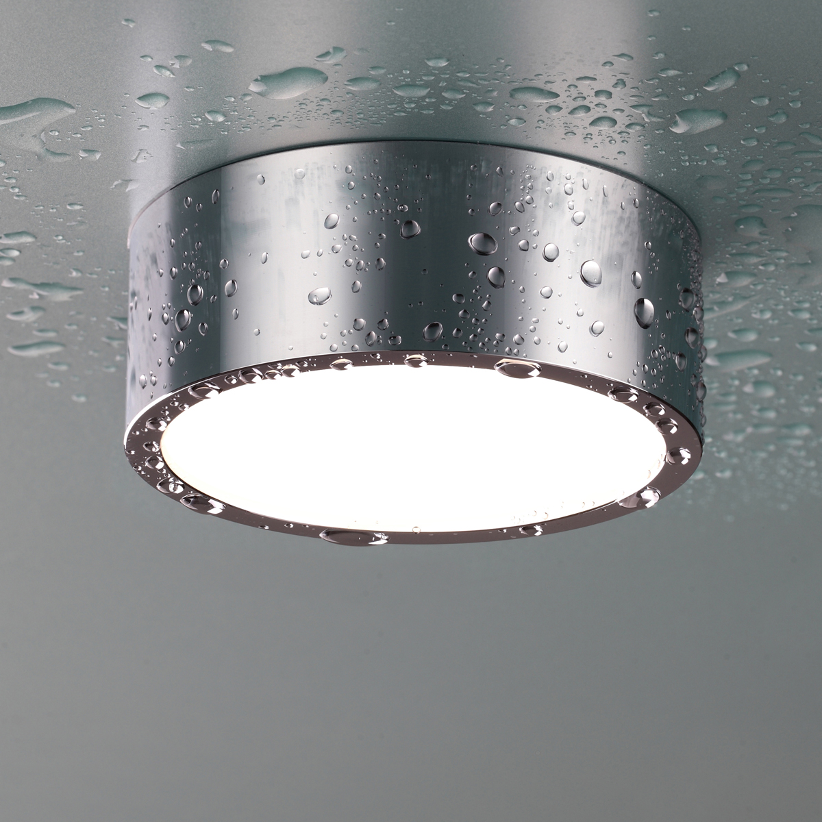 Встраиваемый влагозащищенный светильник IP54 LED 4000K 10W 358905 SPOT NT21 хром