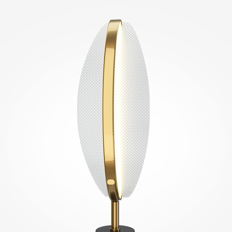 Настольная лампа 18*63,1 см, LED, 15W, 3000К, Maytoni Breeze MOD281TL-L15BS3K латунный