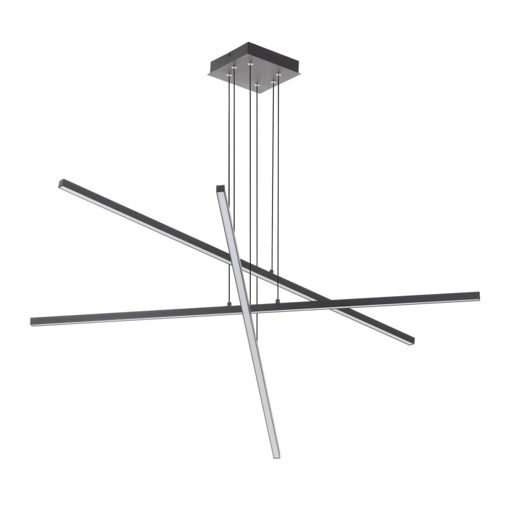 Подвесная люстра 120*125 см, 90W, 3000-6000K, Citilux Стиг CL203231 черный