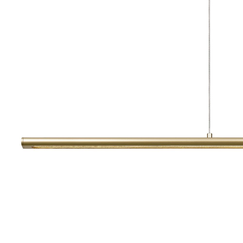 Подвесной светильник 122*8*15-157 см, *LED*38W, 3000K, Mantra Lineal MAN8955, золотой