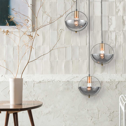 Подвесной светильник  35*142 см, 3*E27 черный, золото Vele Luce Broadway VL5362P13