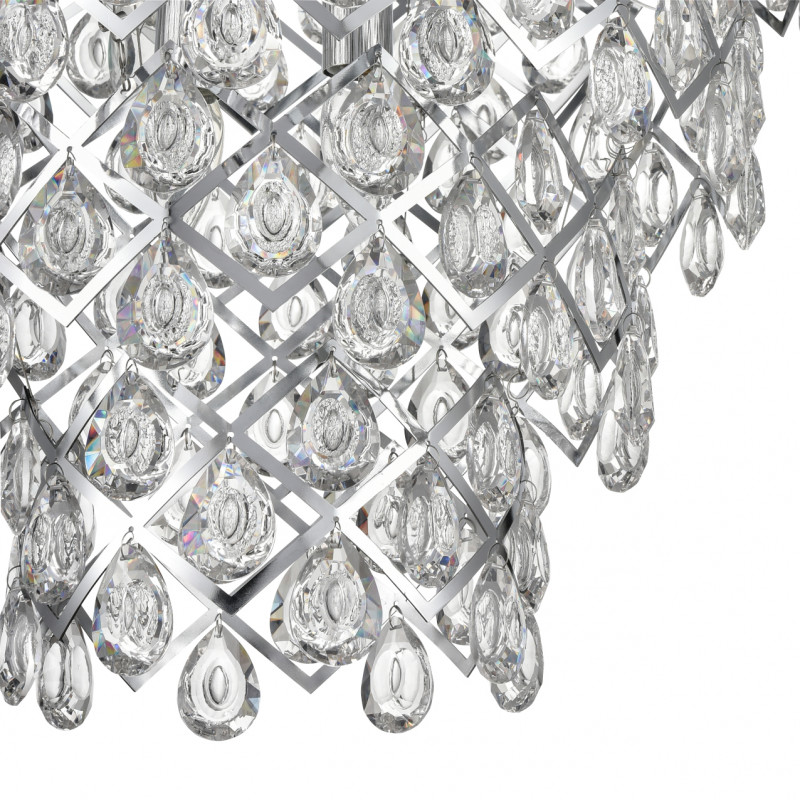 Подвесная люстра  51*185 см, 6*E14 хром Vele Luce Diana VL3273P06