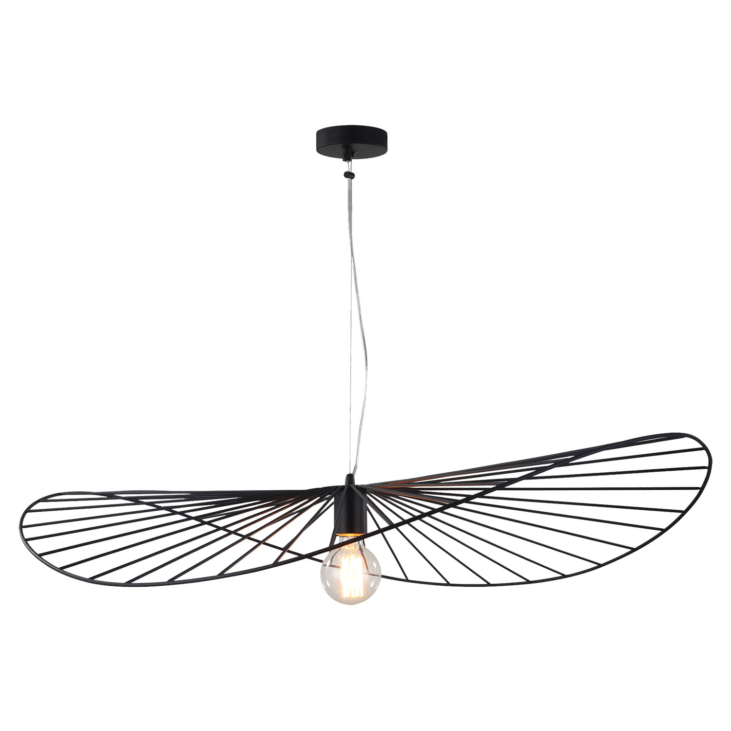 Подвесной светильник Lussole Buffalo GRLSP-9931, 95*30 см, черный