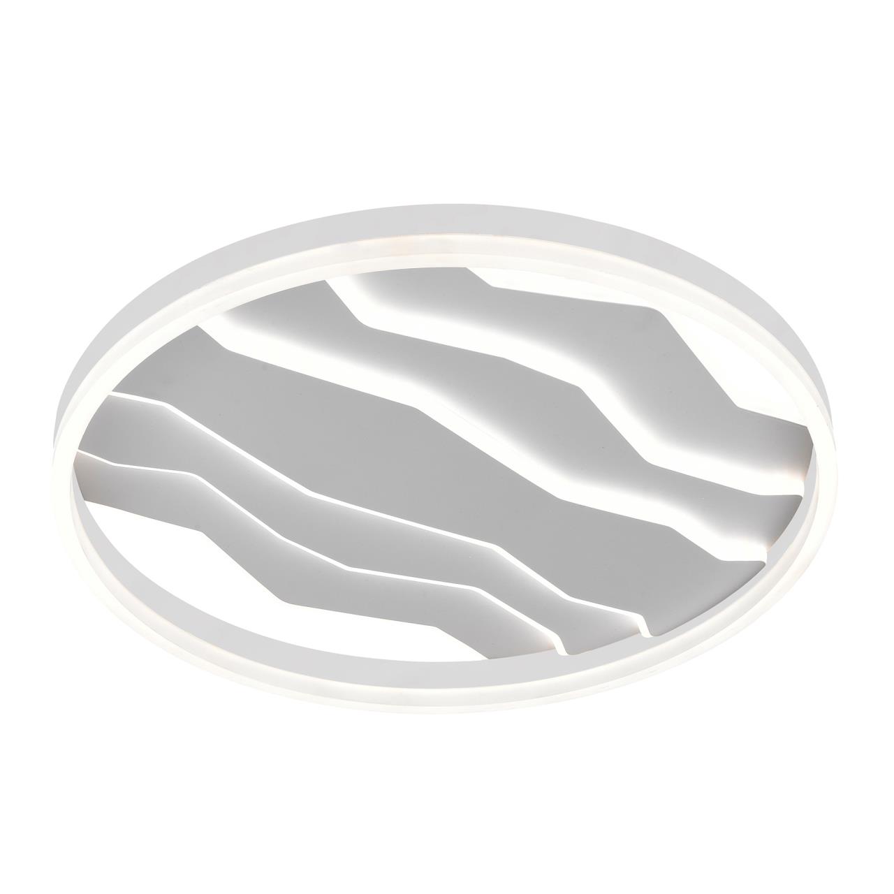 Потолочный cветильник **6 см, LED 88W, 3000 / 6500К, Белый LED4U L1055-500 WH