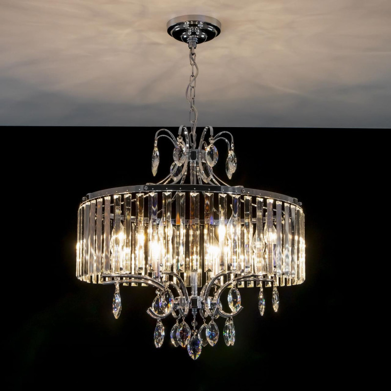 Люстра 59 см Citilux Инга CL335181 хром