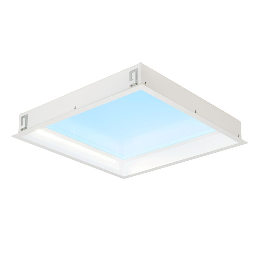 Встраиваемое светодиодное окно 59,5*59,5*8,05-8,05 см, *LED*60W, 4200K, Mantra Blue Sky MAN9095, белый
