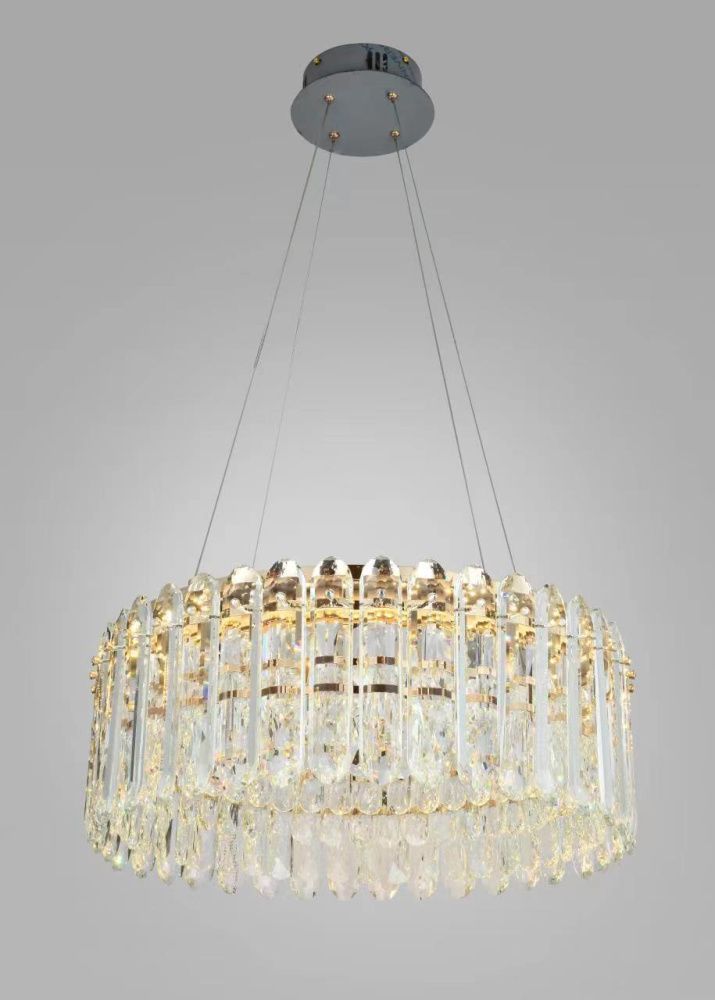 Люстра D870-600, D600 / H230 LED, 100W, 3000/4000/6000K, Alva Donna, Золото