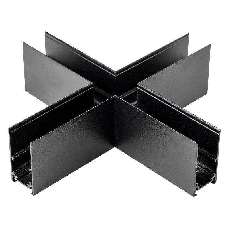 Коннектор 19,9*19,9*-5 см,  Lightstar Uno 509187, черный