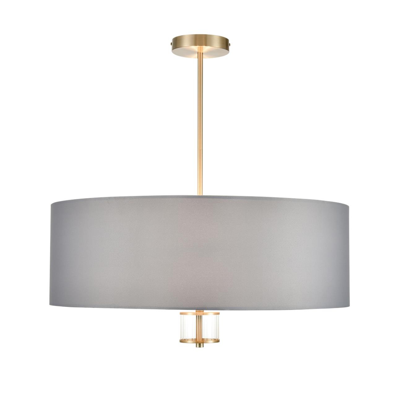 Люстра потолочная 60*60*63 см, 7*E14 Lumion Damona 8108/7C латунь титаниум