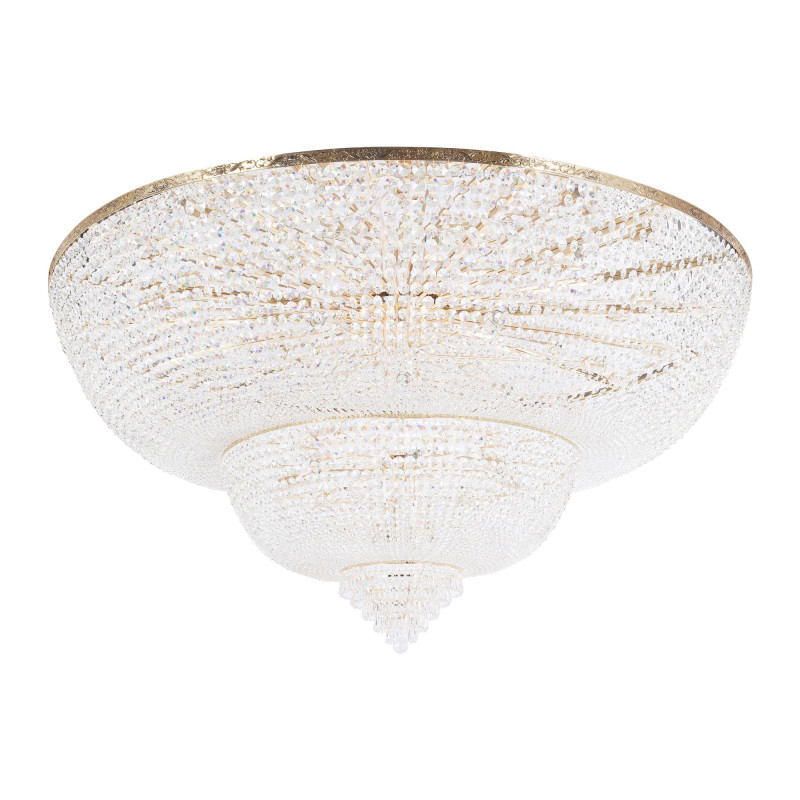 Накладная люстра 200*100,9 см, 42*E27, 2520W, Maytoni PALACE DIA890-CL-42-G золотой