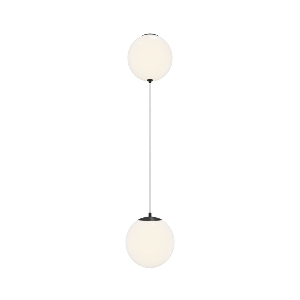 Подвесной светильник 20*60-240 см, *LED*20W, 3000K, Maytoni Twins MOD427PL-L20B3K, Черный