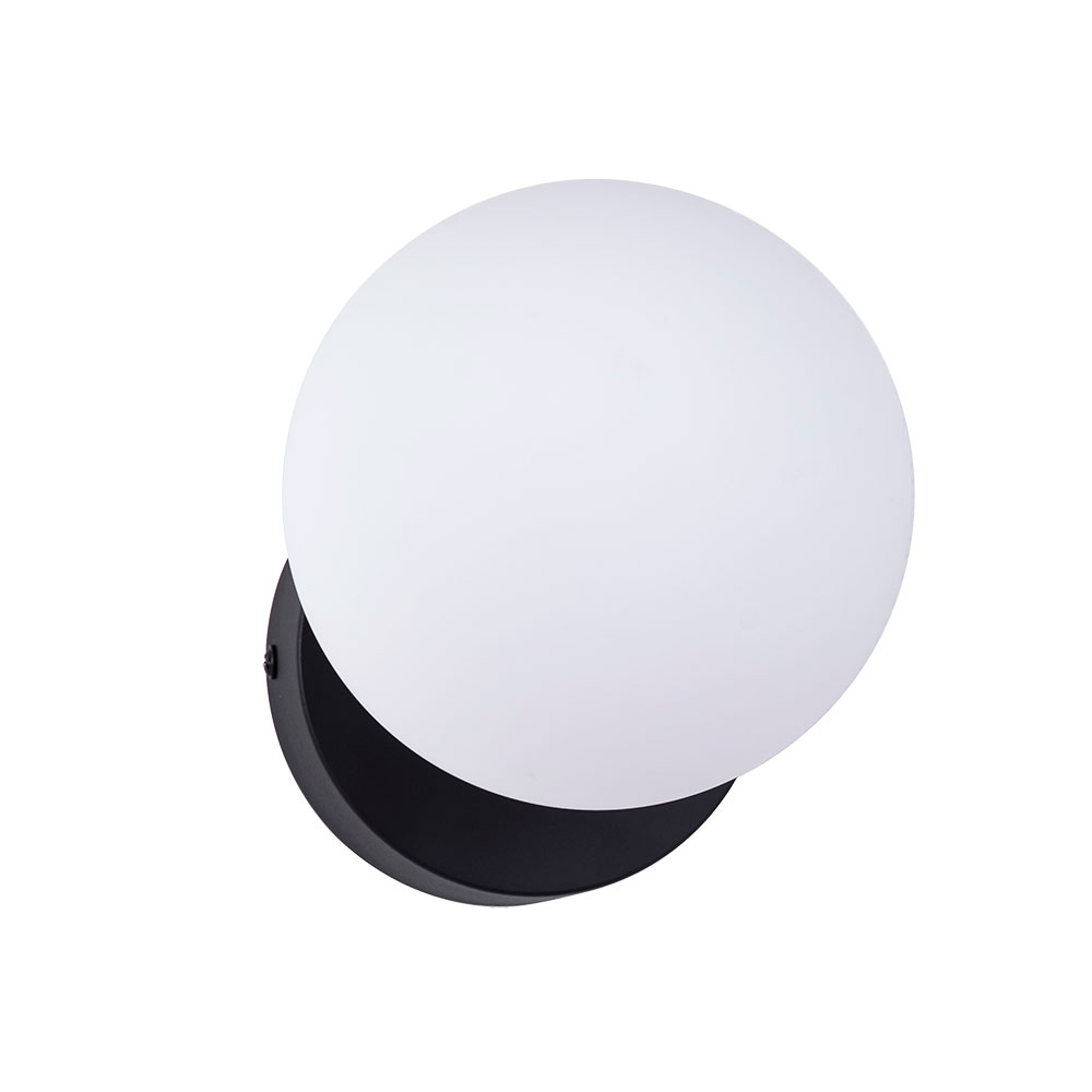 Бра 16*18*13 см, 1*LED, 5W, 3000K Divinare Floriana 8194/06 AP-5, Черный
