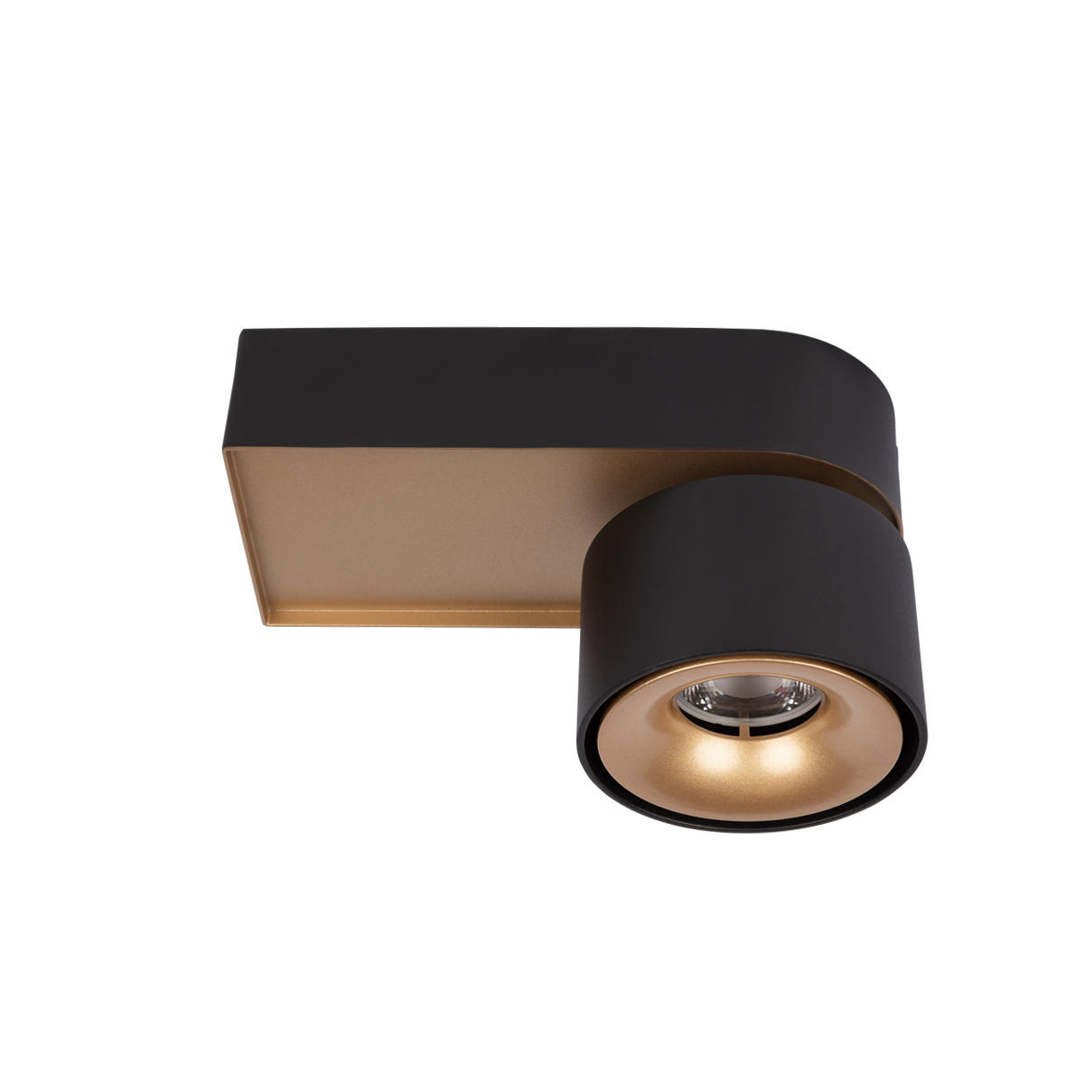 Накладной светильник 15*7*8,5 см, 1*LED*12W 4000K LOFT IT Knof 10324/A Gold Black черный, золото