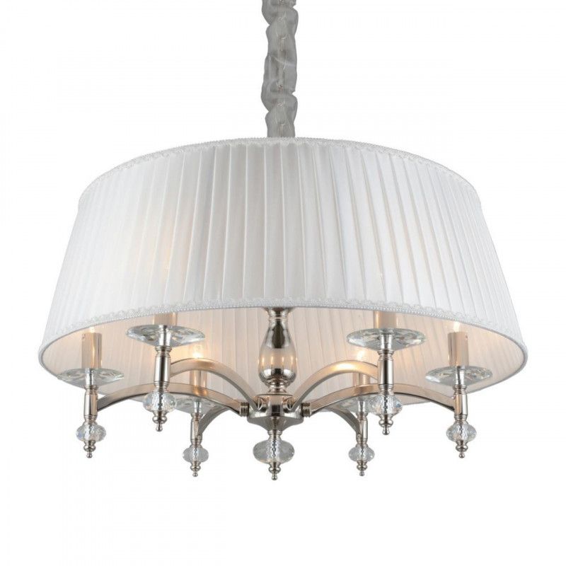 Подвесная люстра 70*70-140 см, 6*E14, 40W, Aployt Lyusi APL.711.06.06, хром