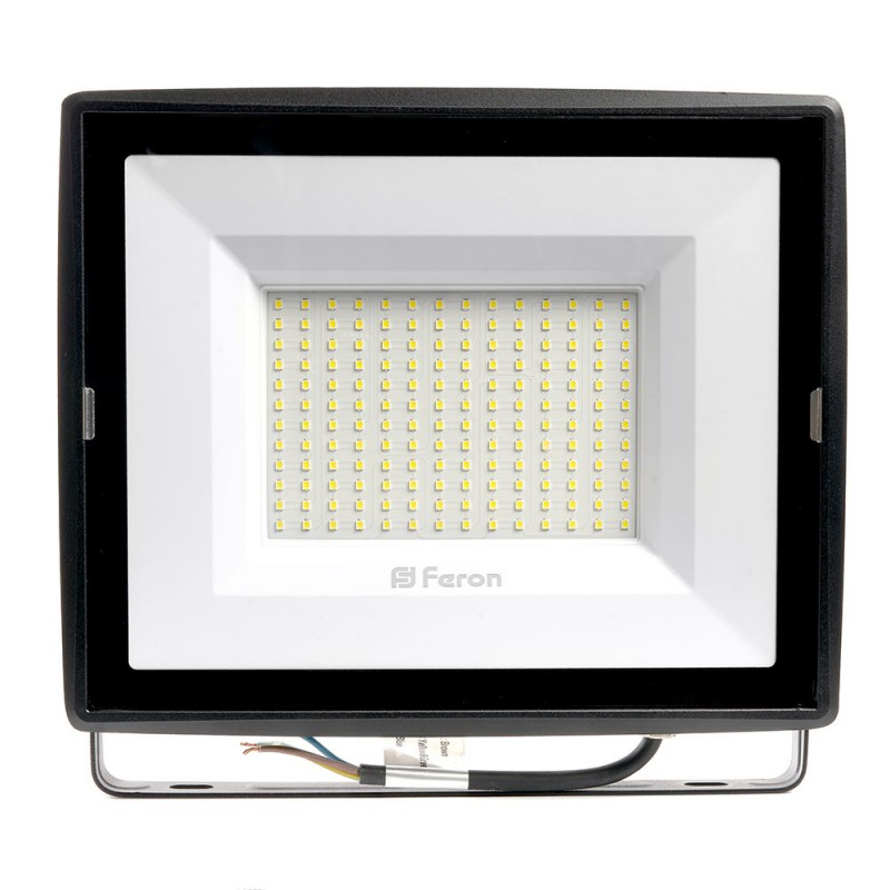 Прожектор светодиодный 2835 SMD 150W 4000K IP65  AC230V/50Hz, черный, LL-923 Feron 48109