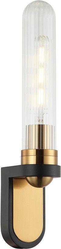 Светильник настенный 43 см, Stilfort 2200/00/01W, бронза-черный