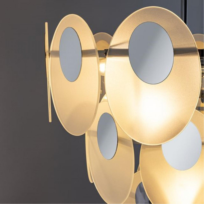 Светильник подвесной 52*46 см, 7*E14 хром Arte lamp Rosabella A4067LM-7CC