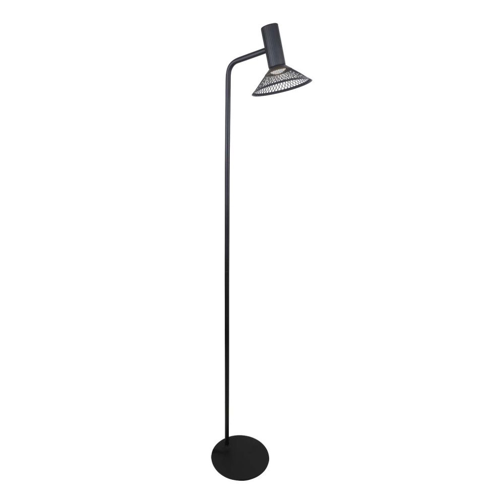 Торшер 23*155-155 см, 1*LED, 6W, 3000K, F-Promo Metrics 4623-1F, черный матовый