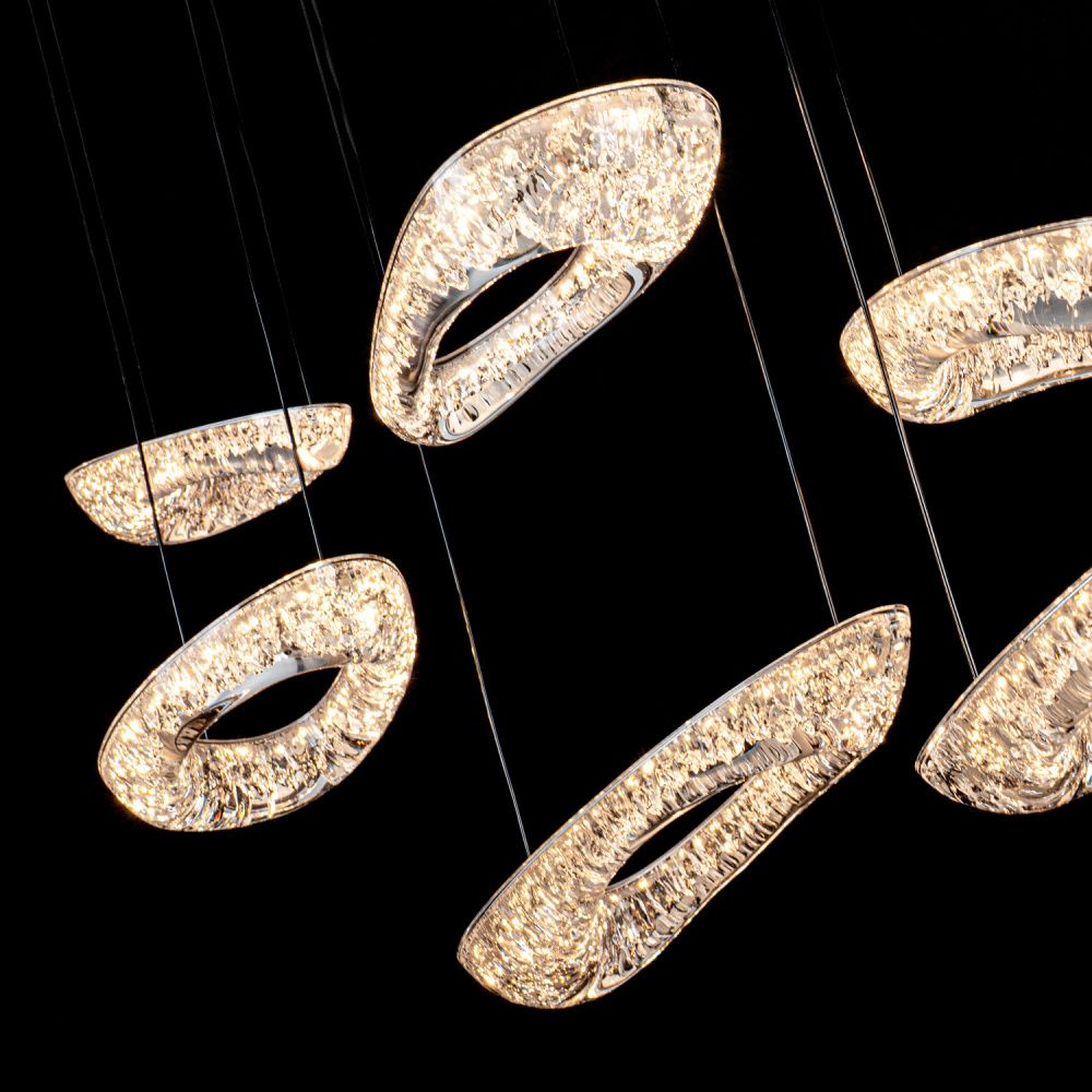 Подвесной светильник 27*120 см MODESTYLE MS.2333.7 BK