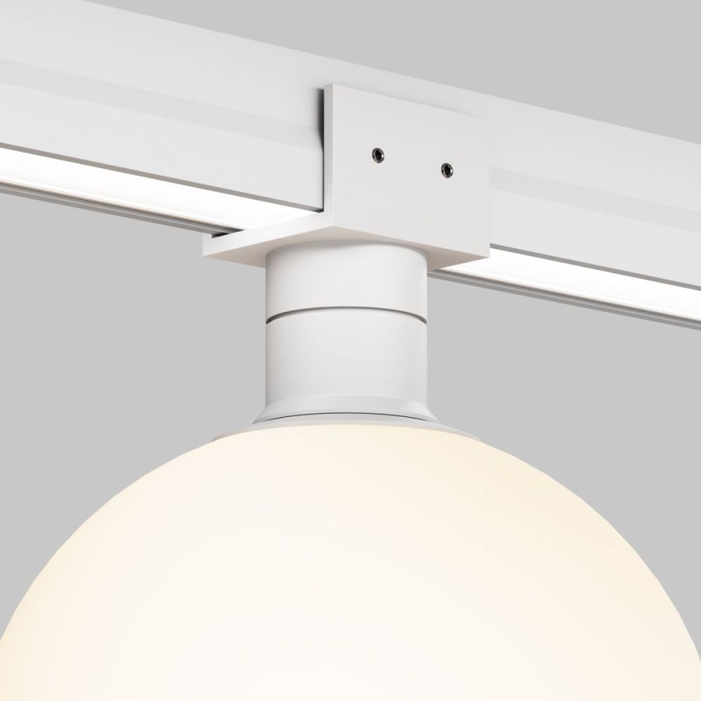 Уличный трековый светильник 12 см, 9W, 3000K, Maytoni Luna Elasity IP O-TR01-1-S-9WW3K, белый