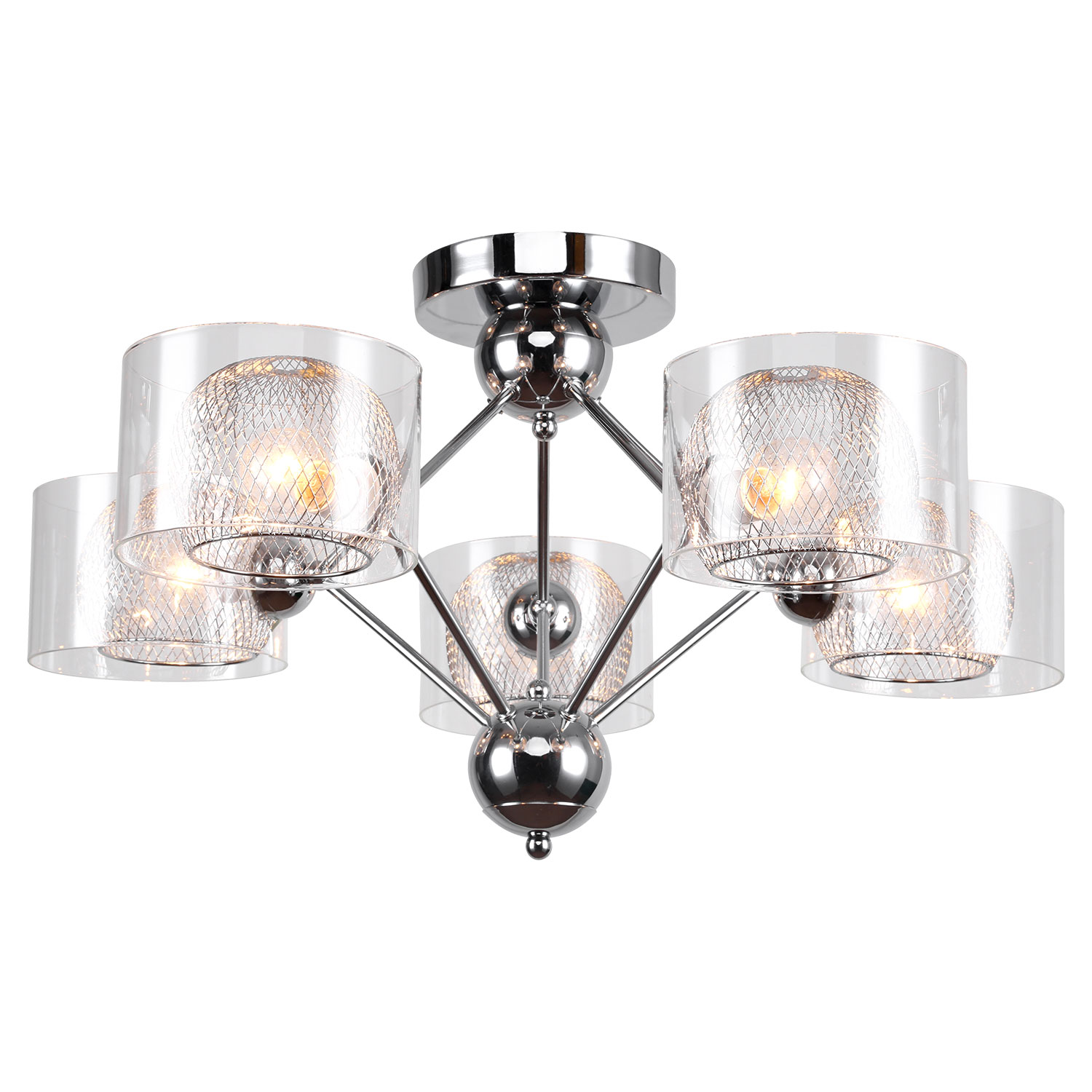 Люстра Lussole Lanier GRLSP-8279, 64*34 см, хром