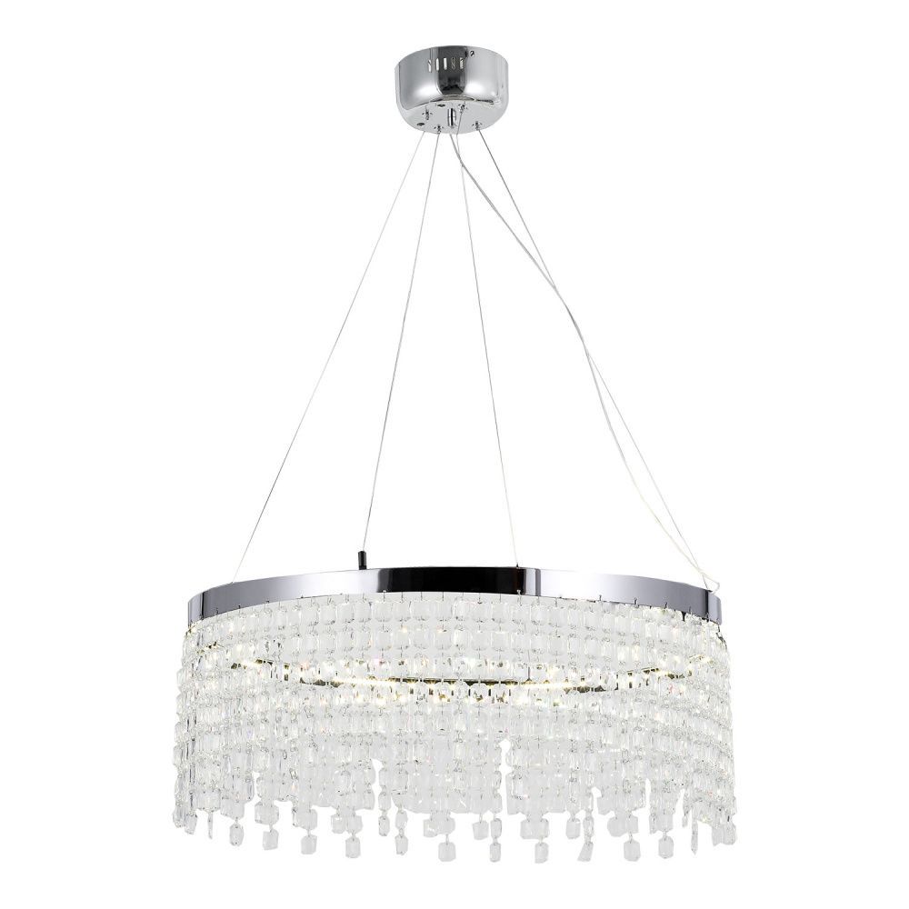 Люстра подвесная *60*45-100 см, 1*LED*50W, 4000K, Lussole  LSP-7492, хром