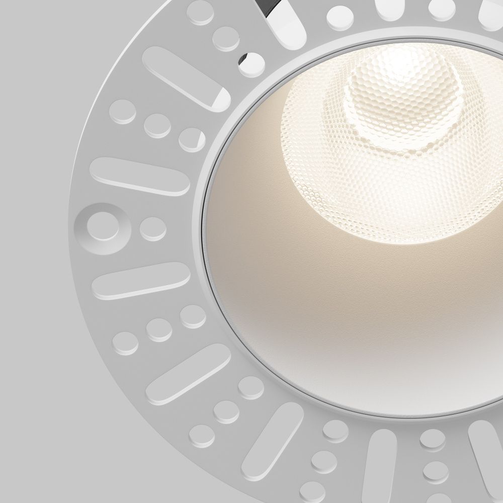 Встраиваемый светильник  DL122-15W-4K-TRS-W **-11,3 см, *LED*15W, 4000K, Maytoni technical Dip DL122-15W-4K-TRS-W, Белый