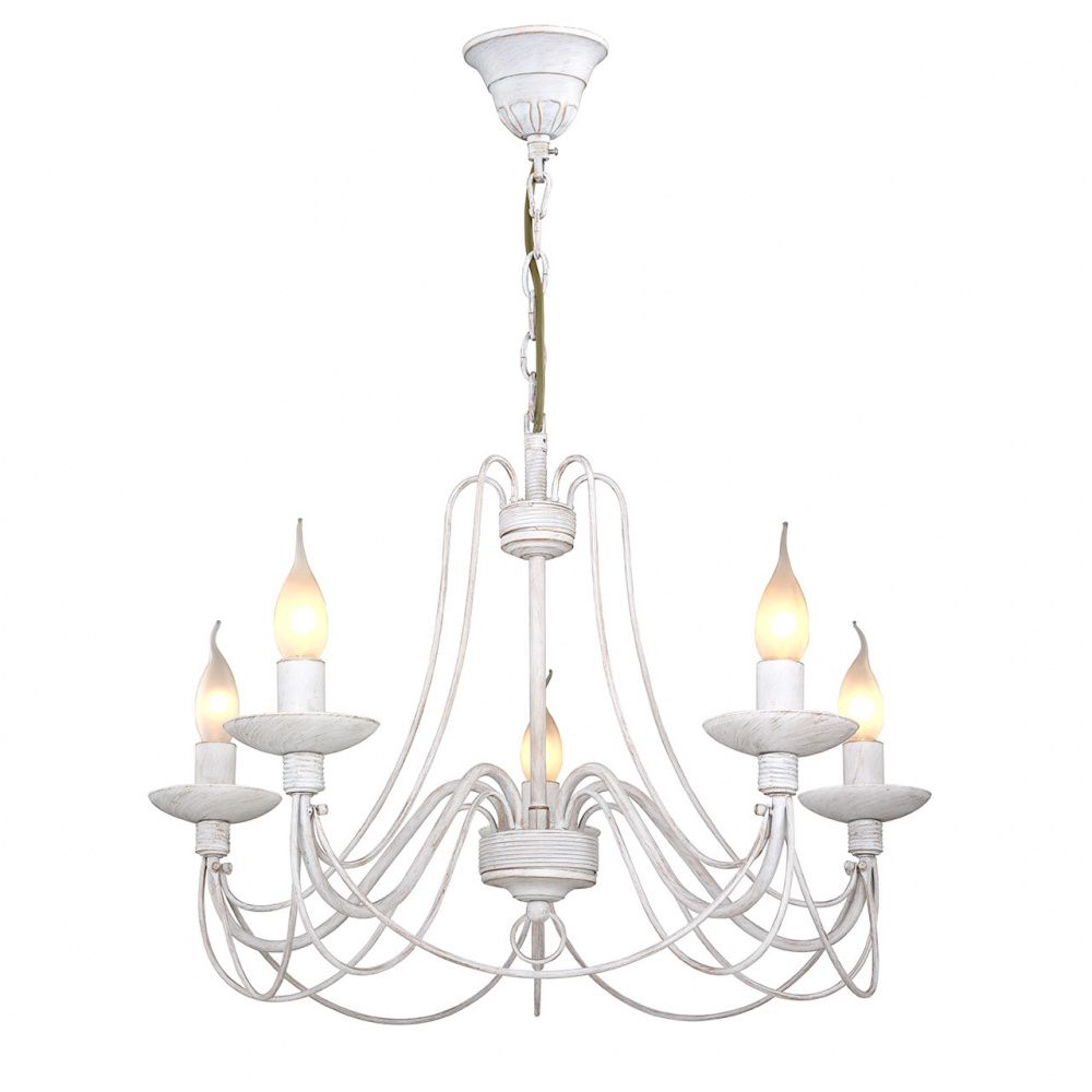 Подвесная люстра F-Promo Chateau 2164-5P, D630*H420/1120, белый с золотом