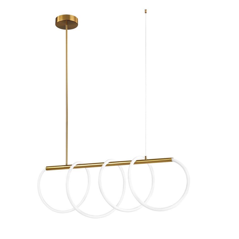 Подвесной светильник 110 см, 40W, 3000K, Loft IT Thread 10388P/A Brass, бронза