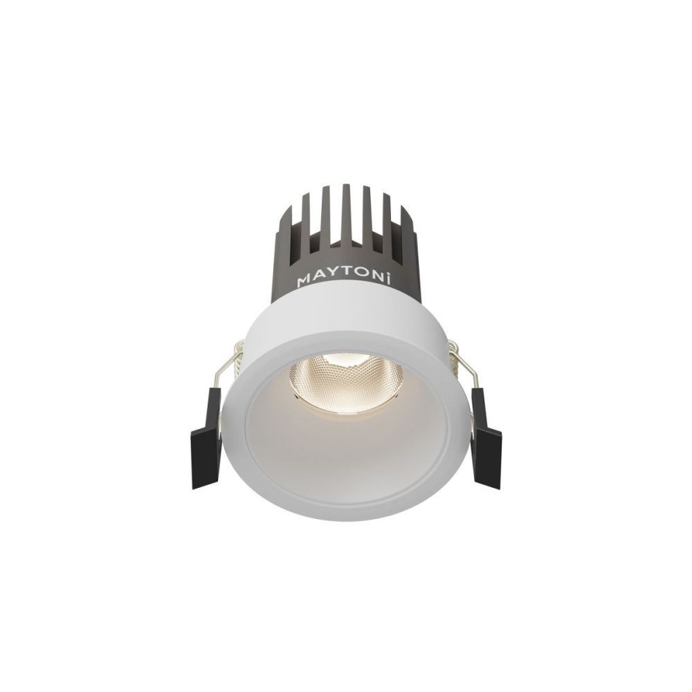 Встраиваемый светильник 6.6 см, 9W, 4000K, Maytoni Technical Dip Hight DL123-10W-4K-W, белый