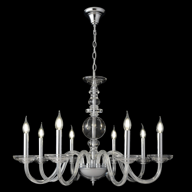 Светильник 80 см, Crystal Lux ARABESQUE SP8 CHROME, хром