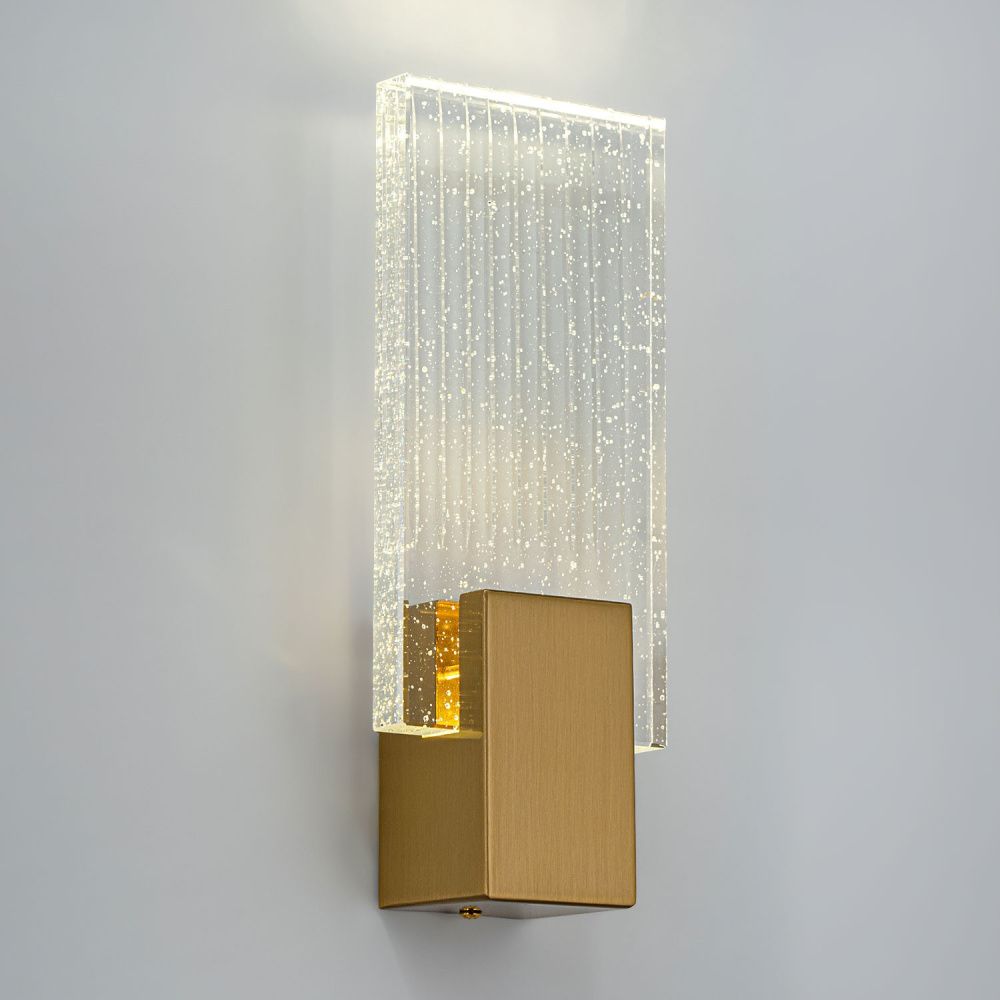 Настенный светильник 28 см, 5W, 4000K, MODESTYLE MS.1517.350 BS, латунь