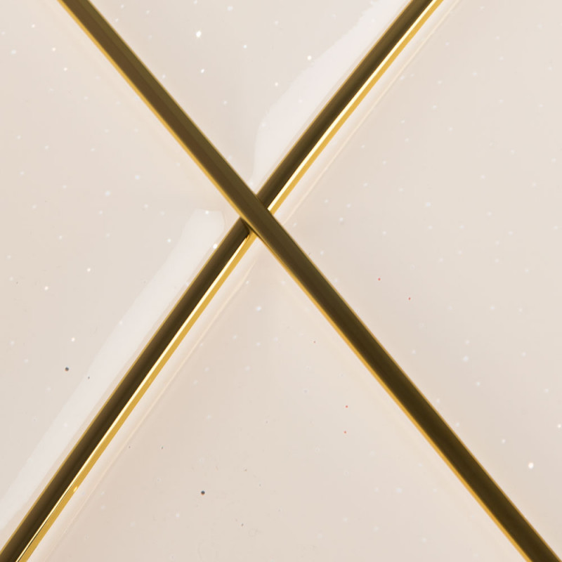 Светильник 48 см, 72W, 2700-7000K Arte Lamp Biscotti A2677PL-72GO, белый-золото