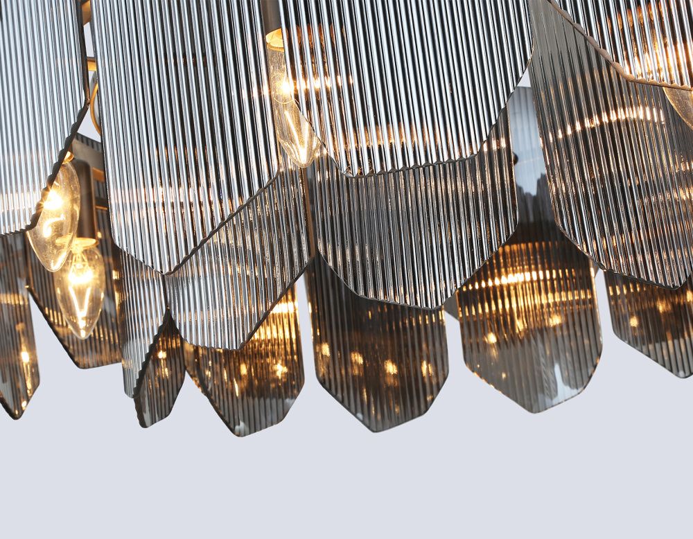 Подвесной светильник **27- см, 8*E14*40W, K, Ambrella Light High Light LH31203, сатин никель