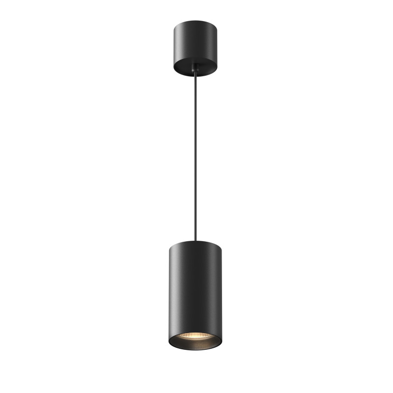 Подвесной светильник 7,5*7,5*13,5 см, LED, 20W, 3000К, Maytoni Technical Vol P100PL-20W3K-B черный