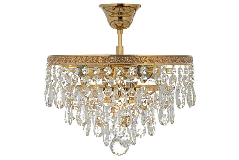 Люстра потолочная *30*31 см, 4*E27*60W, Arti Lampadari Castellana Gold Castellana E 1.3.30.601 G, Золото