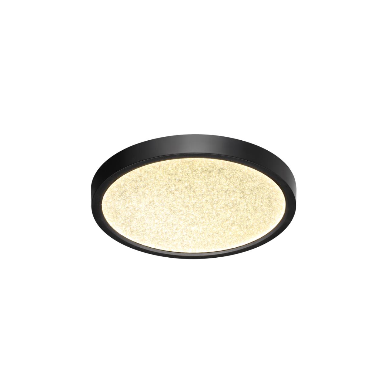 Cветильник 23*2,5 см, LED 18W, 3000/4000 К, IP40, белый/черный, пластик Sonex Omega Black, 7662/18L