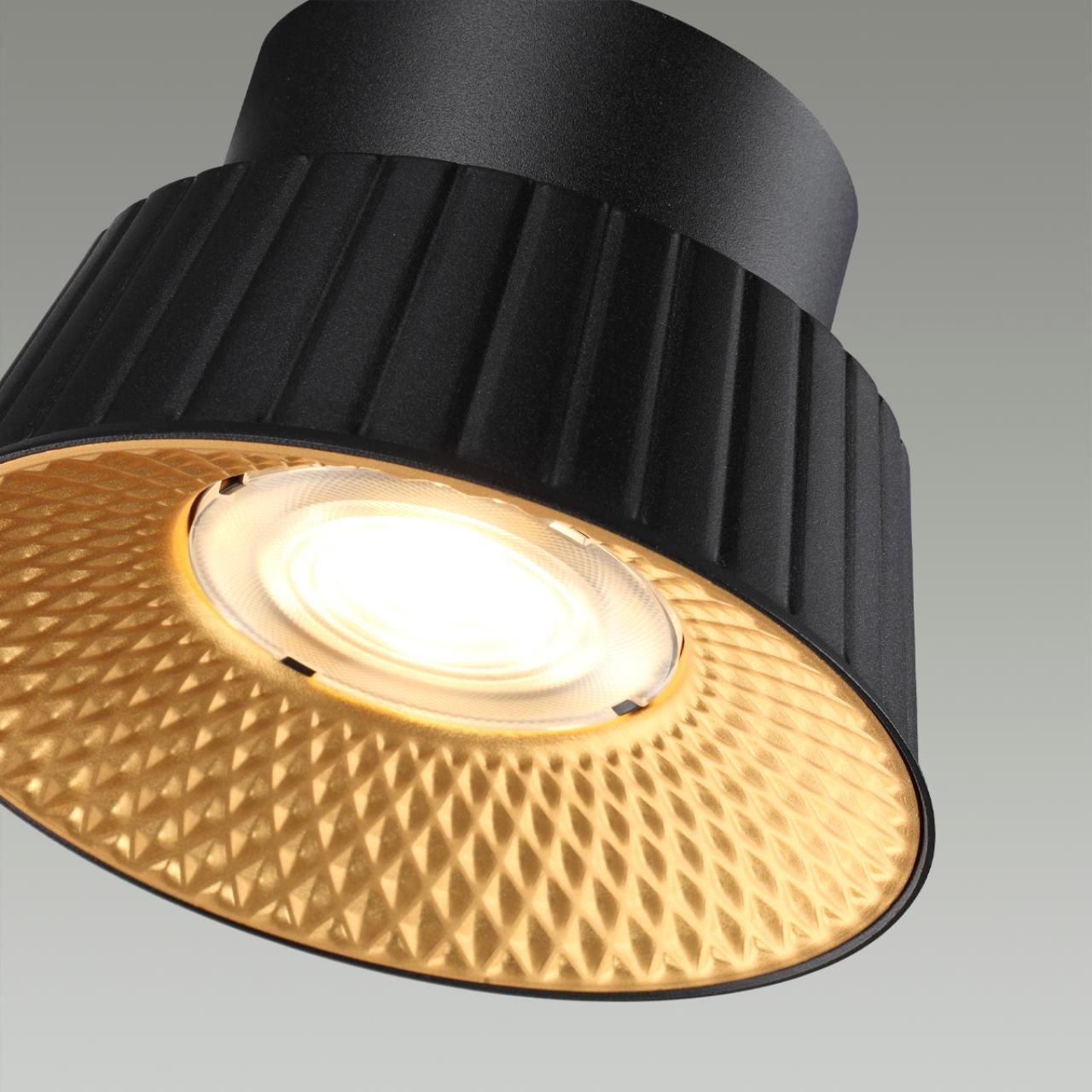 Светильник LED 7 W, 3000К Черный Odeon Light Hightech 6643/6CL IP20