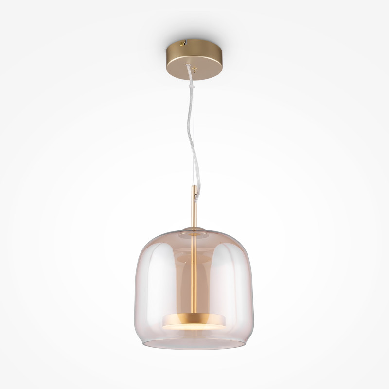 Светильник подвесной Maytoni LED Madmen MOD128PL-L6AM, 6W LED, 3000K, диаметр 23 см, бронза